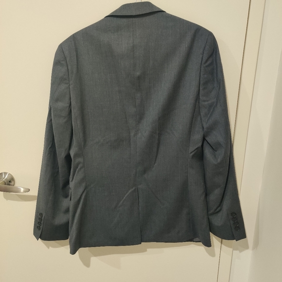 100% wool CHARCOAL GREY blazer BY BEN SHERMAN - Picture 6 of 6